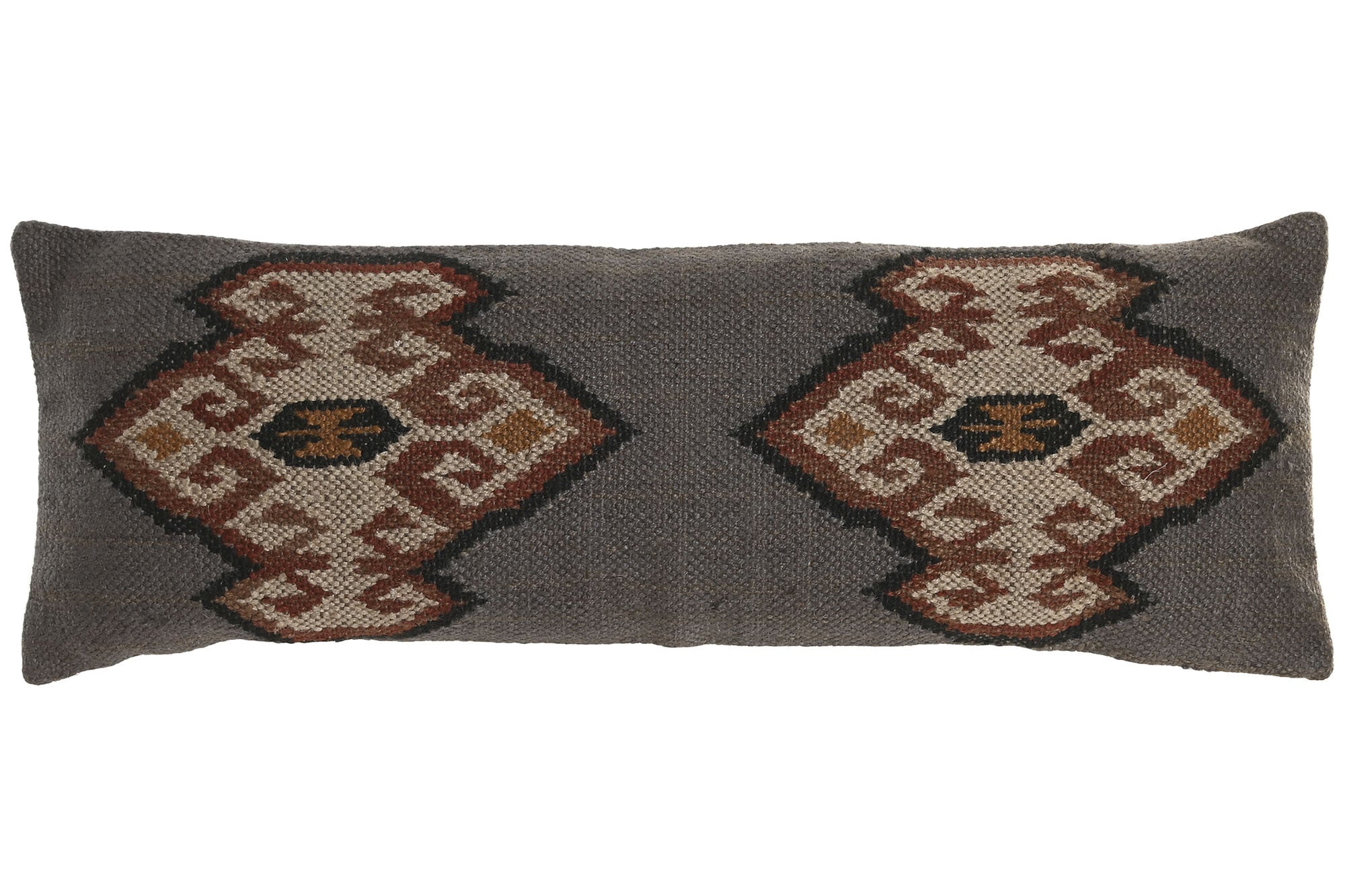 COJIN LANA YUTE 30X85 550 GRS KILIM GRIS